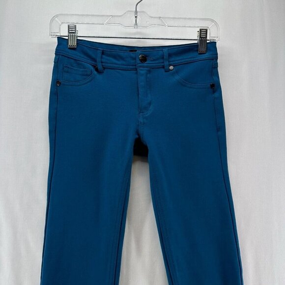 Active USA Skinny Jeans Womens Sz S Mid Rise Stretch Ankle Zip Fly 5-Pocket Blue - Picture 3 of 11